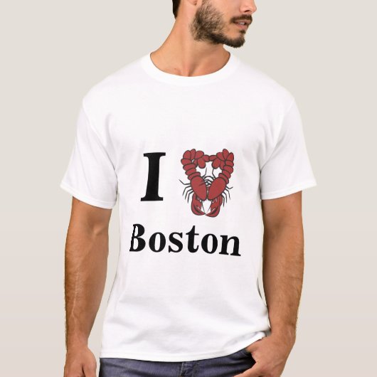 Liebe-Boston-Spaß-Hummer KRW I T-Shirt (Vorderseite)