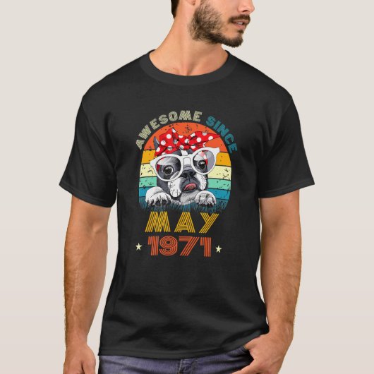 Liebe Boston Terrier 51 Jahre T-Shirt (Vorderseite)