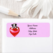 Liebe Boston Terrier Address Labels (Insitu)