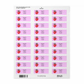 Liebe Boston Terrier Address Labels (Vorne)