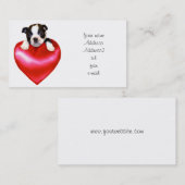 Liebe-Boston-Terrier-Geschäfts-Karten Visitenkarte (Vorne/Hinten)
