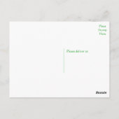 Liebe Boston Terrier Welpe Dog denken Sie an Sie Postkarte (Rückseite)