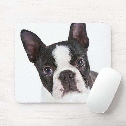 Liebe Boston Terrier Welpe Hund Computer Mousepad (Mit Mouse)