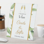 Liebe Botanischer Brautparty-Karten Geschenke Sockelschild (In Situ)