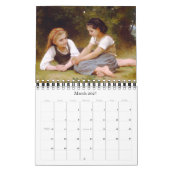 Liebe, Bouguereau 2010 Kalender (Mär 2027)