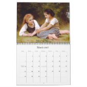 Liebe, Bouguereau 2010 Kalender (Mär 2027)