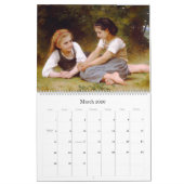 Liebe, Bouguereau DIY-Kalender Kalender (Mär 2026)