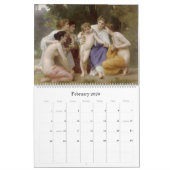Liebe, Bouguereau DIY-Kalender Kalender (Feb 2026)