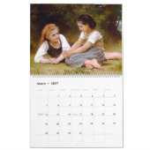 Liebe, Bouguereau DIY-Kalender Kalender (Mär 2027)