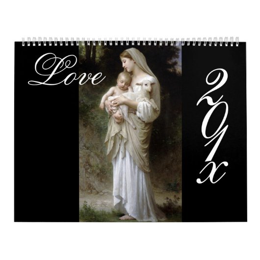 Liebe, Bouguereau DIY-Kalender Kalender (Titelbild)