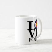 LIEBE Boulder CO 11oz Kaffeetasse (VorderseiteRechts)