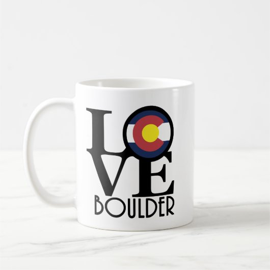 LIEBE Boulder CO 11oz Kaffeetasse (Links)
