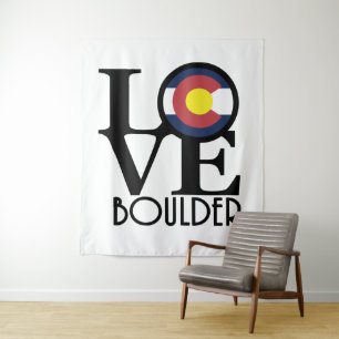 LIEBE Boulder Colorado Wandteppich