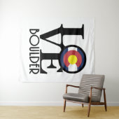 LIEBE Boulder Colorado Wandteppich (Beispiel (Horizontal))