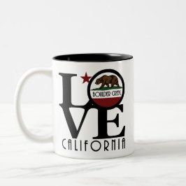 LIEBE Boulder Creek California 11oz Zweifarbige Tasse
