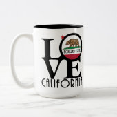 LIEBE Boulder Creek California 15oz Zweifarbige Tasse (Links)
