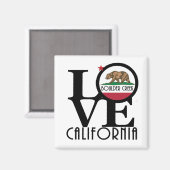LIEBE Boulder Creek California Magnet (Vorderseite/Rückseite)