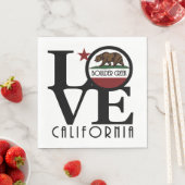 LIEBE Boulder Creek California Serviette (Beispiel)