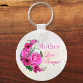 Liebe Bouquet Schlüsselkette für den Muttertag Schlüsselanhänger (Vorderseite)