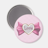 Liebe Bow Magnet (Vorderseite/Rückseite)