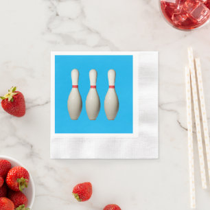 Liebe Bowling Buttone Paper Napkin Serviette