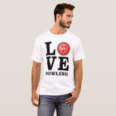 Liebe Bowling T-Shirt (Vorne ganz)