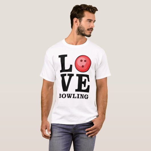 Liebe Bowling T-Shirt (Vorne ganz)
