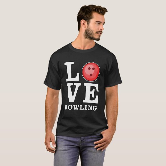 Liebe Bowling T-Shirt (Vorne ganz)
