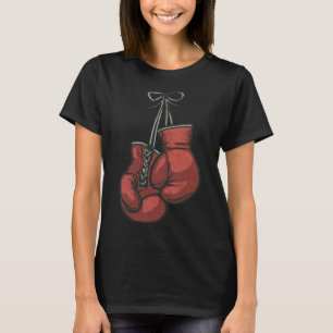 Liebe Boxhandschuhe Retro Vintag Red Boxer Geschen T-Shirt