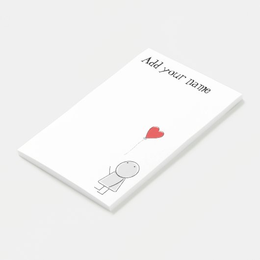 Liebe Boy Post-it Klebezettel (angewinkelt)