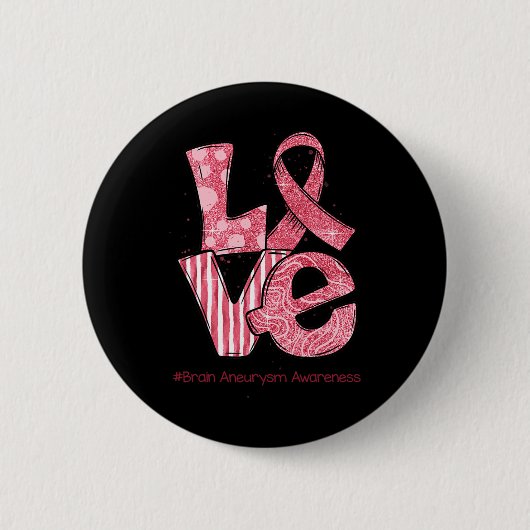 LIEBE Brain-Aneurysm-Awareness-Monat Button (Vorderseite)