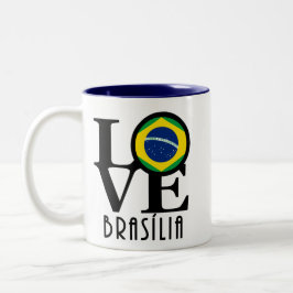 LIEBE Brasília 11oz Zweifarbige Tasse
