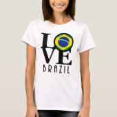 LIEBE Brasilien (Frontabdruck) T-Shirt (Vorderseite)