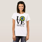 LIEBE Brasilien (Frontabdruck) T-Shirt (Vorne ganz)