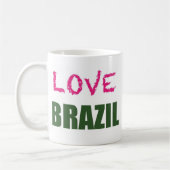 Liebe Brasilien Kaffeetasse (Links)