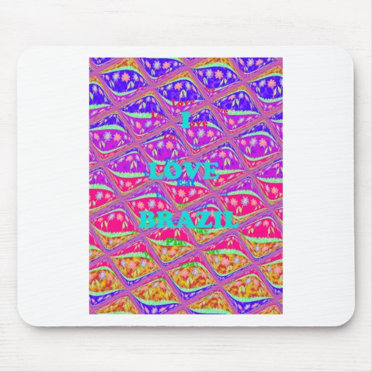 Liebe Brasilien.png Mousepad (Vorne)