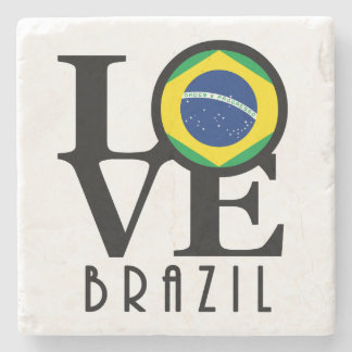 LIEBE Brasilien Steinuntersetzer