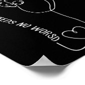 Liebe braucht kein Wort ASL Autismus Bewusstsein S Poster (Ecke)