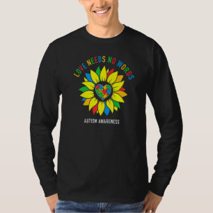 Liebe braucht keine Worte Autismus Bewusstsein Son T-Shirt