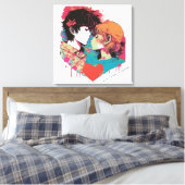 Liebe braucht keine Worte Leinwanddruck (Insitu (Schlafzimmer))