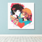 Liebe braucht keine Worte Leinwanddruck (Insitu (Holzboden))