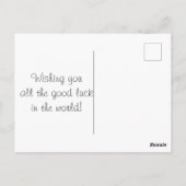 Liebe braucht keine Worte Postkarte (Rückseite)