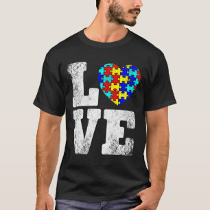 Liebe braucht keine Worte Unterstützung Autismus B T-Shirt