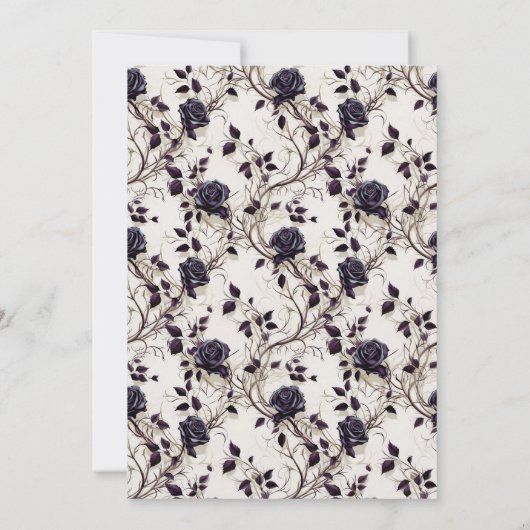 Liebe Brauen gotische Blasen & Brauspoppen Dusche Einladung (Rückseite)