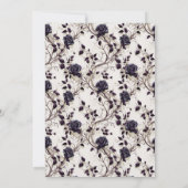 Liebe Brauen gotische Blasen Braut Paare Dusche Einladung (Rückseite)