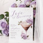Liebe Braut Blumendusche Einladung