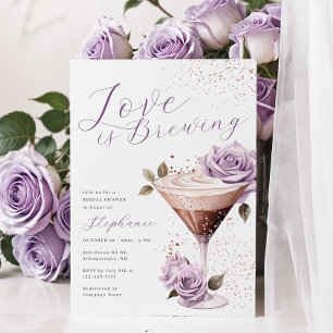 Liebe Braut Blumendusche Einladung