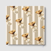 Liebe Braut Bow Espresso Martini Brautparty Gästebuch (Rückseite)