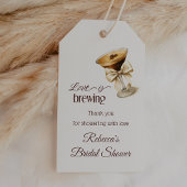 Liebe Braut Bow Espresso Martini Brautparty Geschenkanhänger