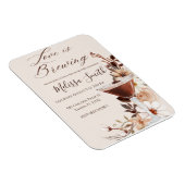 Liebe Braut Brauen Brautdusche Einladung Magnet (Rechte Seite)